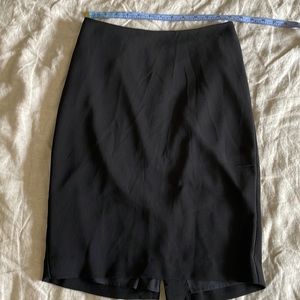 Black pencil skirt